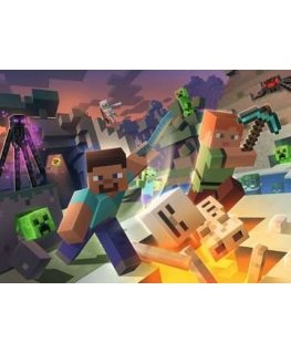 Ravensburger Minecraft Pusle 100 tk Videomäng