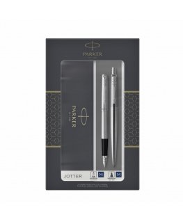 Parker 2093258 pliiatsikomplekt Must, Hõbe 2 tk