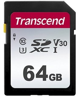 Transcend SD Card SDXC 300S 64GB