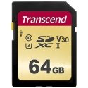 Transcend 64GB, UHS-I, SD SDXC Klases 10