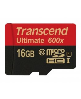 Transcend 16GB microSDHC Class 10 UHS-I (Ultimate) MLC Klass 10