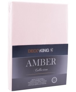 Paklodė DecoKing Amber, alyvinė, 160x200 cm, su guma