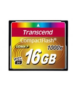 Transcend CompactFlash Card 1000x 16GB MLC