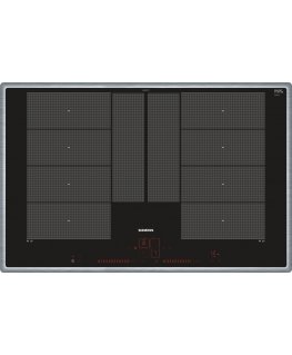 Siemens EX845LYC1E hob Black, Stainless steel Built-in Zone induction hob 4 zone(s)