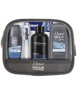 Dove MEN&39S TRAVEL TOILETRY BAG CASE 5 pcs