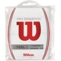 Wilson Pro Overgrip Sensation -grippi, valkoinen, 12 kpl