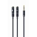 Gembird !Adapter audio microphon 3.5mm mini Jack/4PIN/0. audio cable 0.2 m 2 x 3.5mm Black Gembird !Adapter audio microphon 3.5mm mini Jack/4PIN/0. audio cable 0.2 m 2 x 3.5mm Black