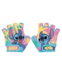 Bērnu cimdi Stitch, rozā-zils