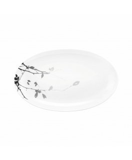 SELTMANN LIBERTY DARK ROSE HIP Oval plate 24 x 14.5 cm