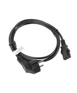 Lanberg CA-C13C-10CC-0018-BK power cable Black 1.8 m C13 coupler CEE7/7