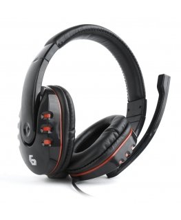 Gembird GHS-402 Ausinės be mikrofono ir ausinės su mikrofonu Laisvų rankų įranga Vielinis Su lankeliu Žaidimams Juoda