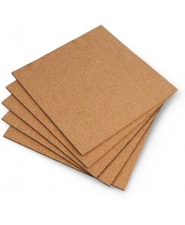 3Dm Group Fine-grained cork board - 3mm - 200x200mm - 5 pcs.
