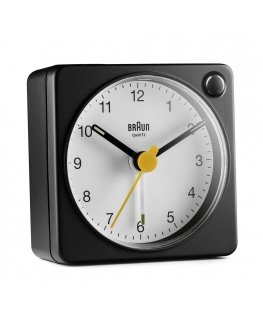 Braun BC02XBW Quartz alarm clock Black, White