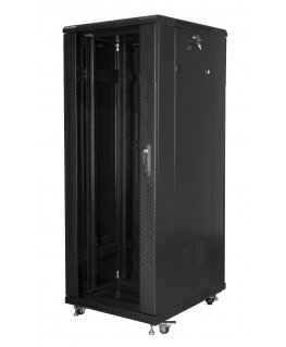 Lanberg FF01-6832-12B rack cabinet 32U Freestanding rack Black
