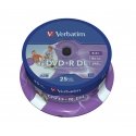 Verbatim 43667 neįrašytas DVD diskas 8,5 GB DVD+R DL 25 vnt