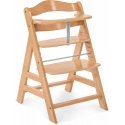Hauck Alpha+ high chair, Natural + Alpha Click Tray, White