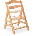 Hauck Alpha+ -syöttötuoli, Natural + Alpha Click Tray, Baltas