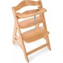Hauck Alpha+ high chair, Natural + Alpha Click Tray, White