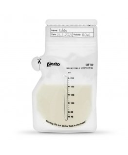 Alecto rintamaidon säilytyspussit 220 ml, 100 kpl