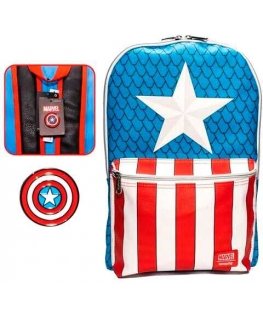 Loungefly Marvel Captain America backpack with pin 45cm