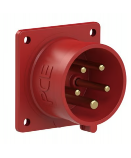 CEE įmontuojama lizdinė jungtis, tiesi, 16A 5P Elteco