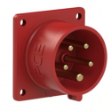 CEE įmontuojama lizdinė jungtis, tiesi, 16A 5P Elteco