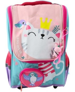 Lean School Backpack with a Cat