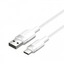 USB 2.0 A to USB-C 3A cable Vention CTNWF 1M (white) USB 2.0 A to USB-C 3A cable Vention CTNWF 1M (white)