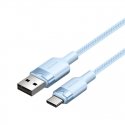 USB 2.0 A - USB-C 3A kaapeli Vention CTNLF 1M (sininen)