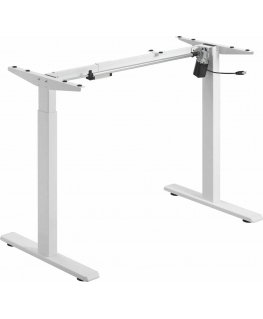ErgoWork Compact electric desk frame, white