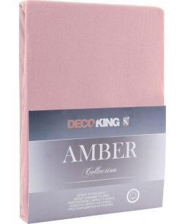 Paklodė DecoKing Amber, alyvinė, 160x200 cm, su guma