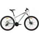 Velosipēds AL 27.5" Leon XC 100 DD rāmis-16,5" pelēks ar melnu un sarkanu