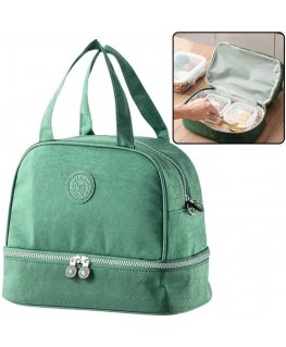 Lean Žalias Termo Pietų krepšys su Reguliuojamu Dirželiu