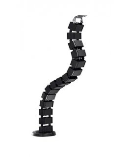 ICY BOX IB-MSA104-CM Floor Cable holder Black 1 pc(s)