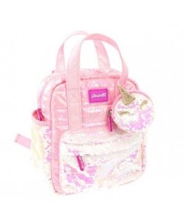 Matkakassi Nice Mini lompakolla vaaleanpunainen