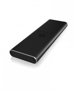 ICY BOX IB-183M2 Kõvaketta korpus Must M.2