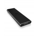 ICY BOX IB-183M2 SSD diska korpuss Melns M.2