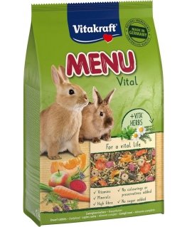 VITAKRAFT Menu Vital - triušių maistas - 3kg