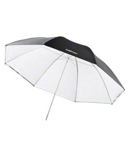 Walimex 17655 lietussargs Melns, Balts