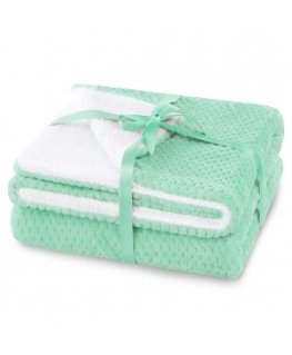 AmeliaHome Pledas SHLEEPY, 220x240 cm, color: mint/white