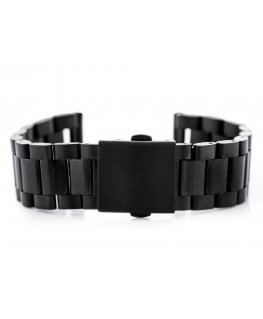 Pacific Model 1 solid bracelet - black 20mm