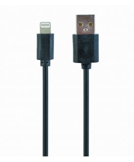 Gembird CC-USB2-AMLM-2M lightning cable Black