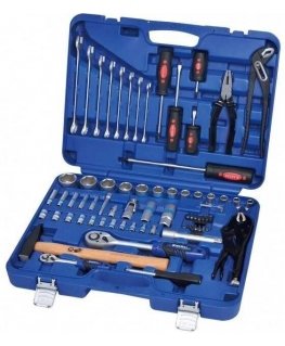 Kingroy 1/4" + 1/2" Galvut ja työkalusarja 72 kpl.