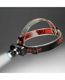 Tiross lukturis uz galvas, uzlādējams, 2W