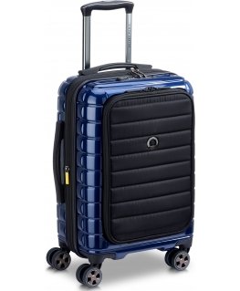 Delsey Shadow 5.0 Expandable Business 55 cm suitcase, blue/black