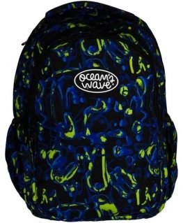 Oceans Wave Backpack OCW SECONDARY Blue LIQUID, 45.5x20x35 cm