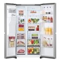 LG GSLC41PYPE side-by-side refrigerator Freestanding 641 L E Silver
