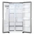 LG GSLC41PYPE side-by-side refrigerator Freestanding 641 L E Silver