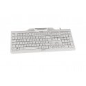 CHERRY KC 1000 SC keyboard Office USB QWERTZ German Grey
