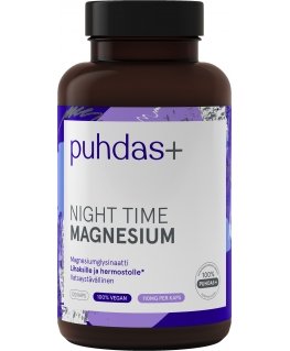 Puhdas+ Night time magnesium 120kaps